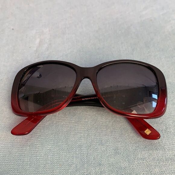 Carolina Lemke red black frames sunglasses - Picture 1 of 9